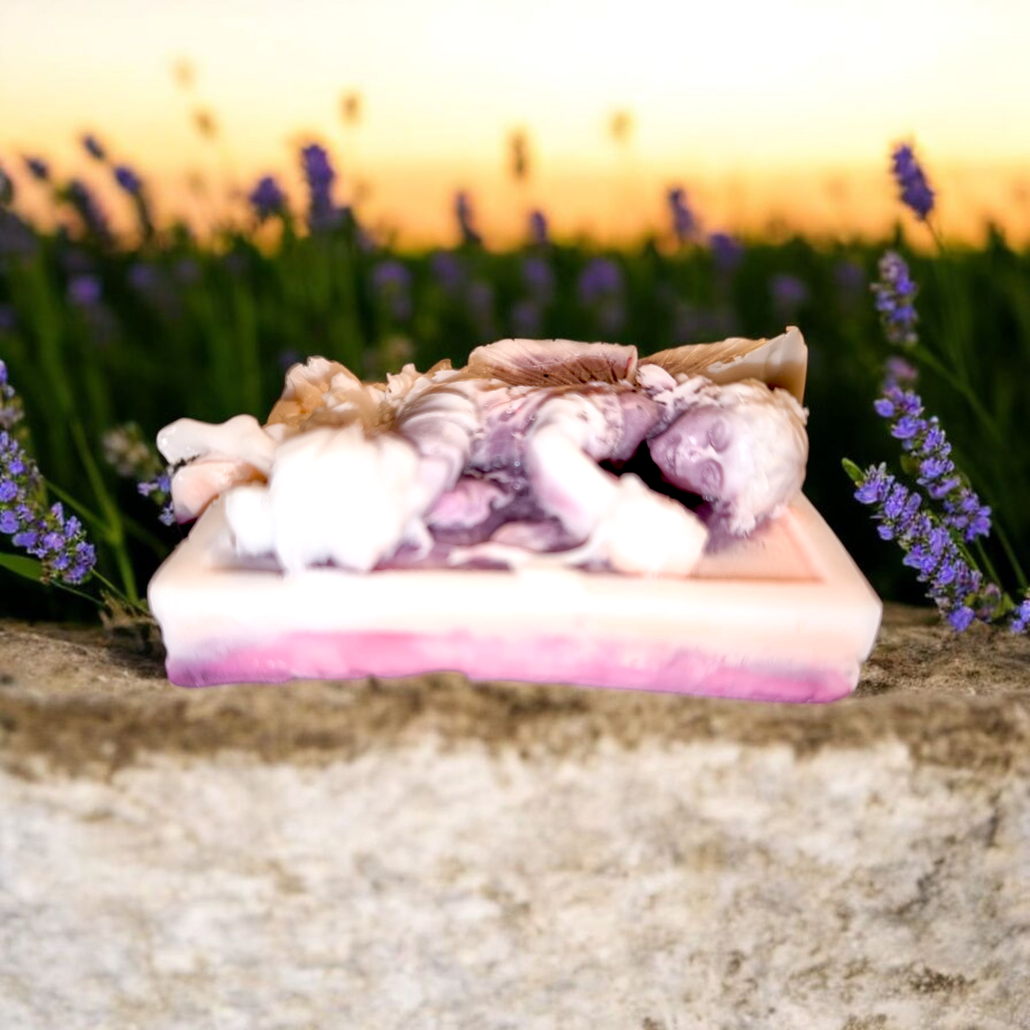 Handgemachte Ziegenmilchseife „Fee“ – Süßer Duft & natürliche Pflege
